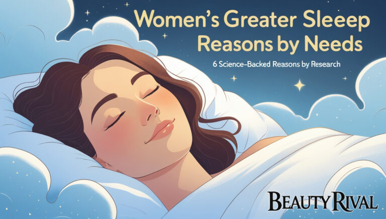 Women’s Greater Sleep Needs: 6 Science-Backed Reasons by Research