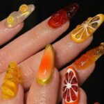 Aperol Spritz Nails Trend Bold and Fresh Look
