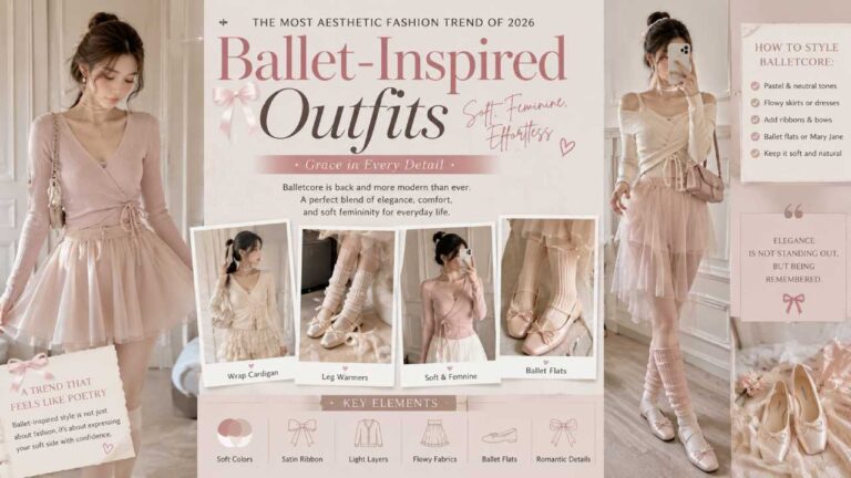 Ballet-Inspired Outfits Are Now the Most Aesthetic Fashion Trend of 2026