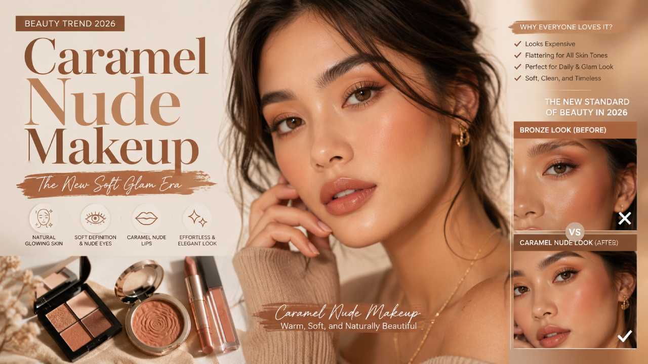 Caramel Nude Makeup Now Replaces the Bronze Look