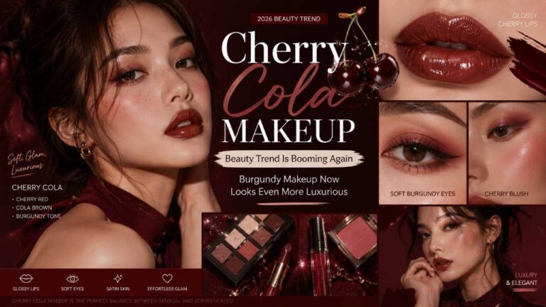 Cherry Cola Makeup Beauty Trend Is Booming Again, Burgundy Makeup Now Looks Even More Luxurious