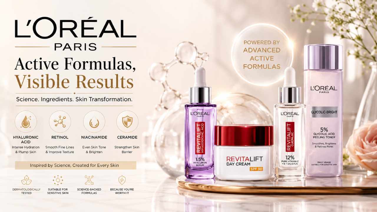 L'Oréal Paris and its Active Formulas are Starting to be a Hot Topic for Skincare Lovers