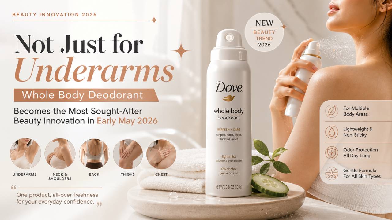 Not Just for Underarms, Whole Body Deodorant Becomes the Most Sought-After Beauty Innovation in Early May 2026