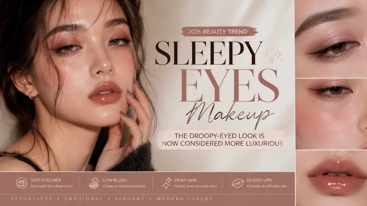 Sleepy Eyes Makeup: The droopy-eyed look is now considered more luxurious