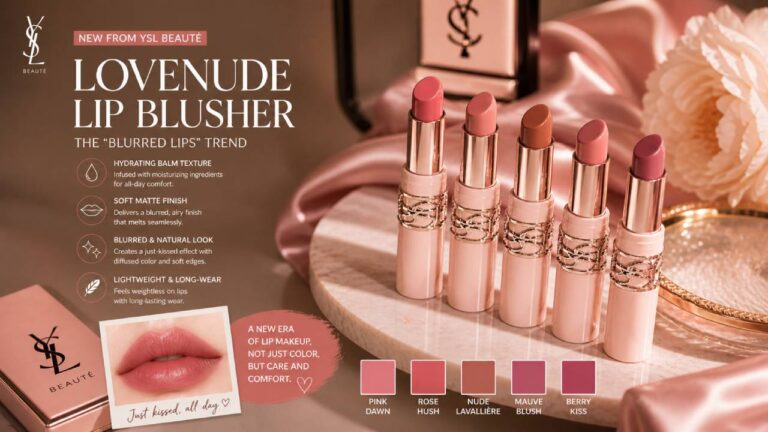 YSL Launches Lip Blusher, the "Blurred Lips" Trend Officially Explodes in the Beauty World