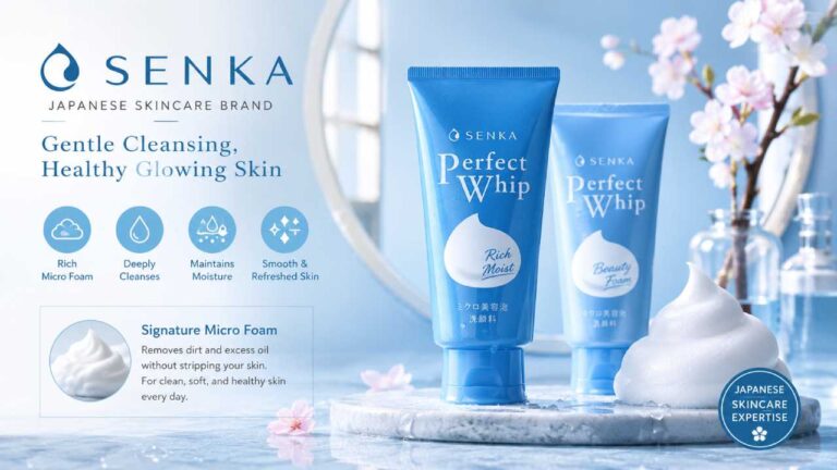 Senka: A Japanese Skincare Brand Famous for Its Gentle and Effective Facial Cleansers