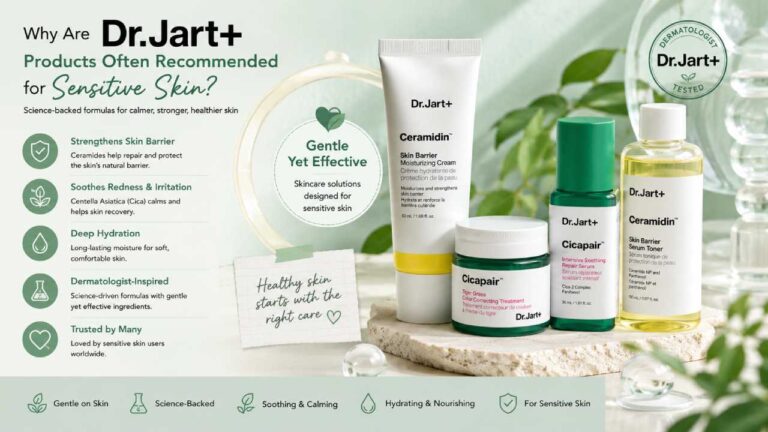 Why Are Dr. Jart+ Products Often Recommended for Sensitive Skin?