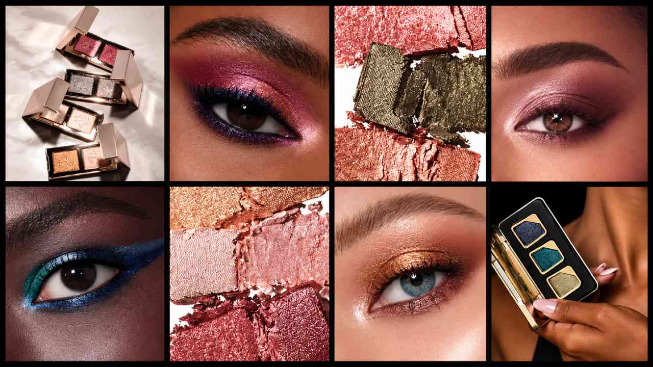 Shimmer Eyeshadow Makes a Glamorous Comeback for Festive Beauty Looks